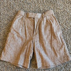 Banana Republic Women's Tan High Waist Shorts